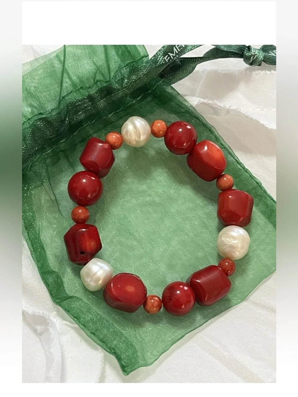 Natural Reds Gemstone Bracelet from Barbados~ Sandals Resort, Jewelry Store NEW